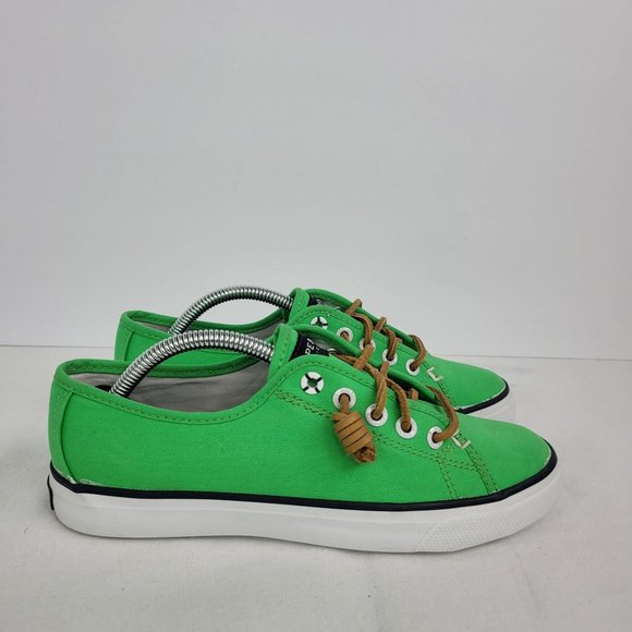 Sperry Top-Sider Seacoat Fashion Women's Green Sneakers US Size 6.5 - Picture 1 of 8